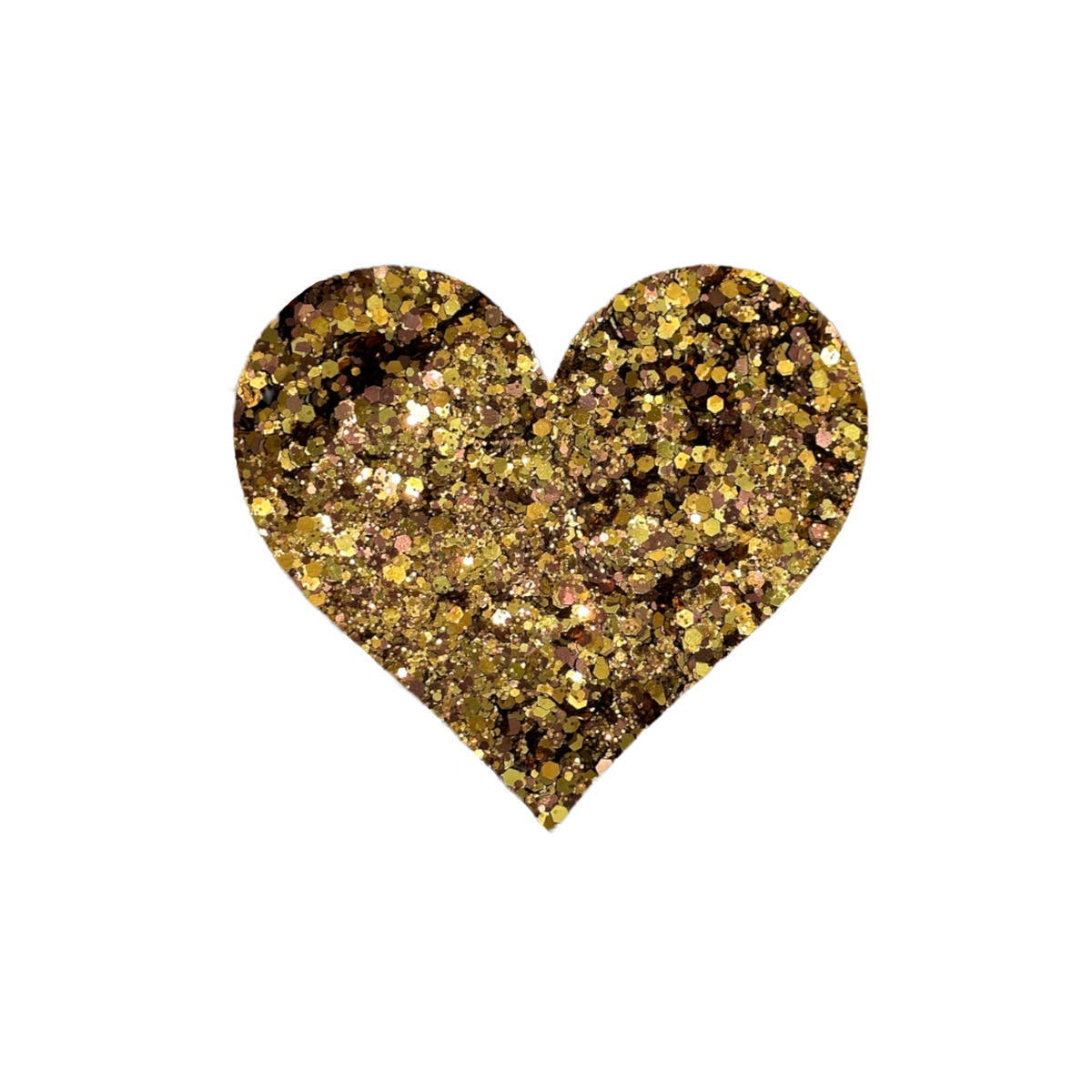 GOLD RUSH GLITTER ACRYLIC Cheyennesnails