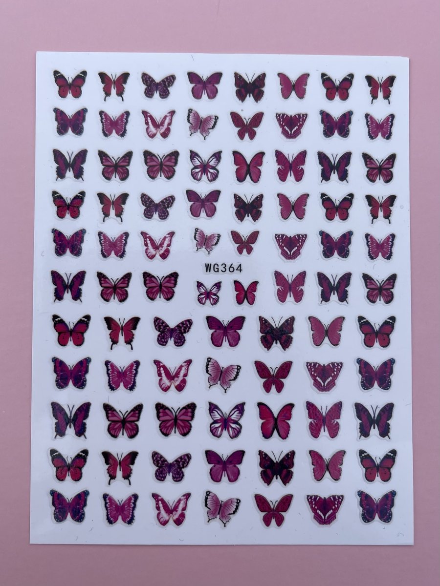 BUTTERFLY STICKERS 1-13