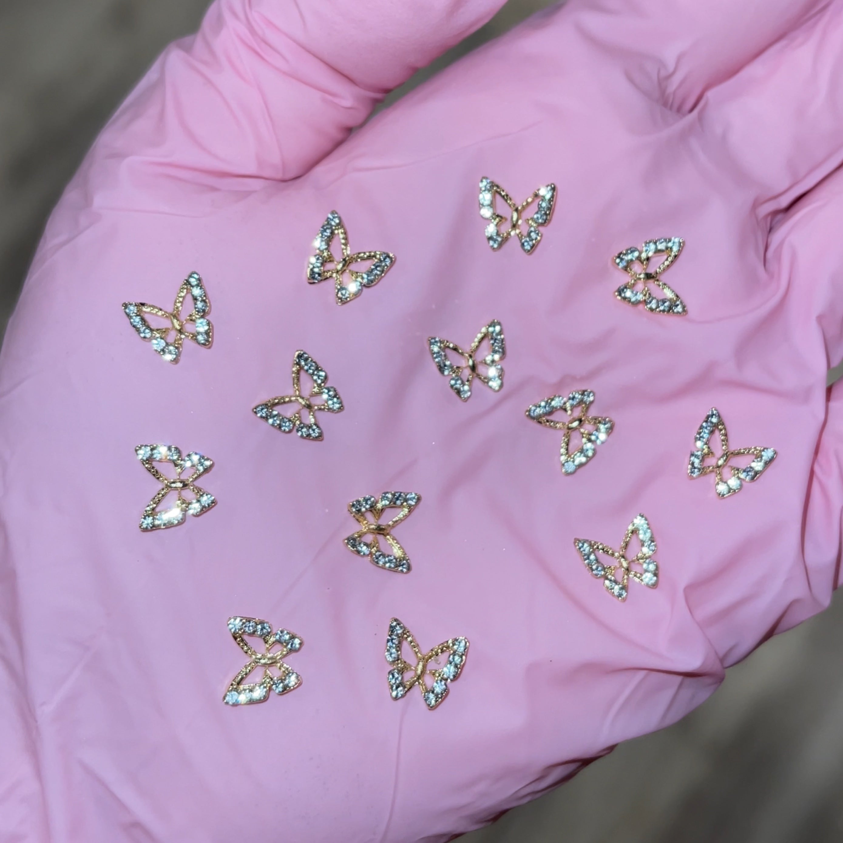 BABY BUTTERFLY CHARMS - 10PCS